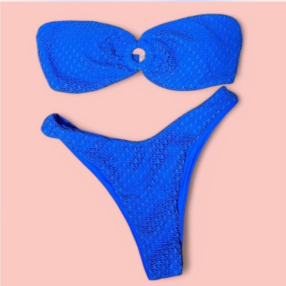 Vibrant Blue Bikini Set - Picture 1 of 1